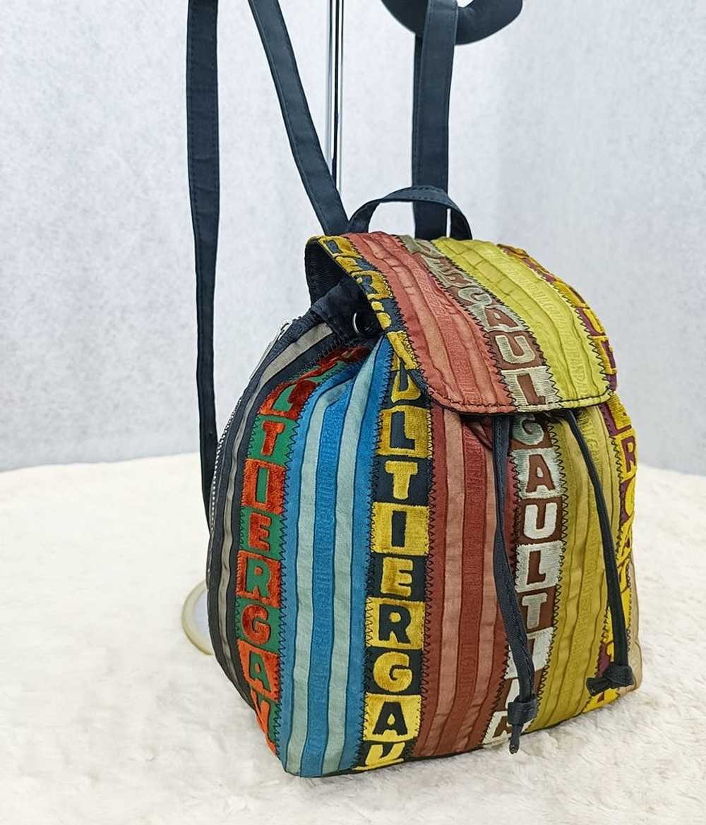 Jean Paul Gaultier rare multicolor mini backpack - image 3