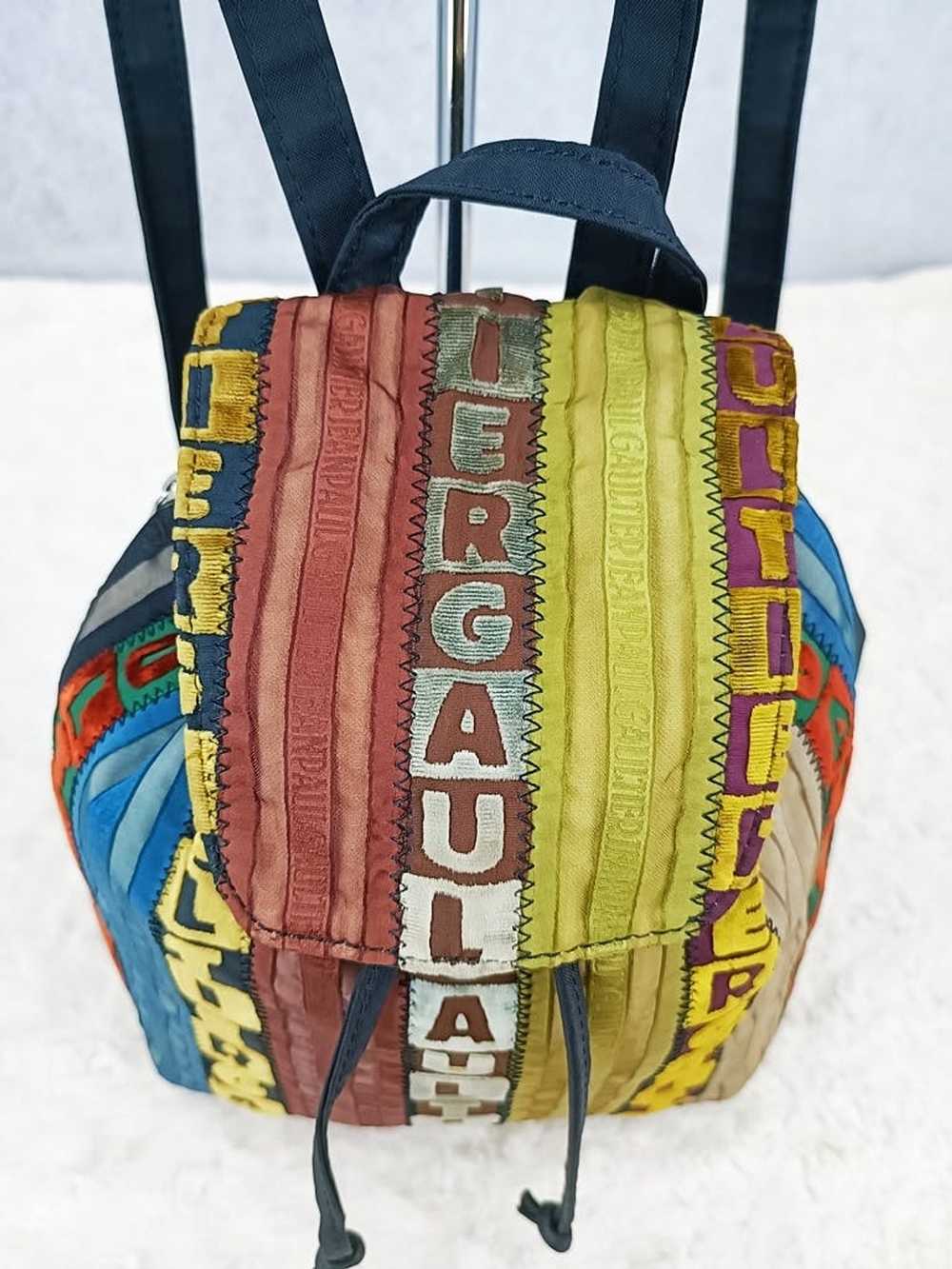 Jean Paul Gaultier rare multicolor mini backpack - image 4