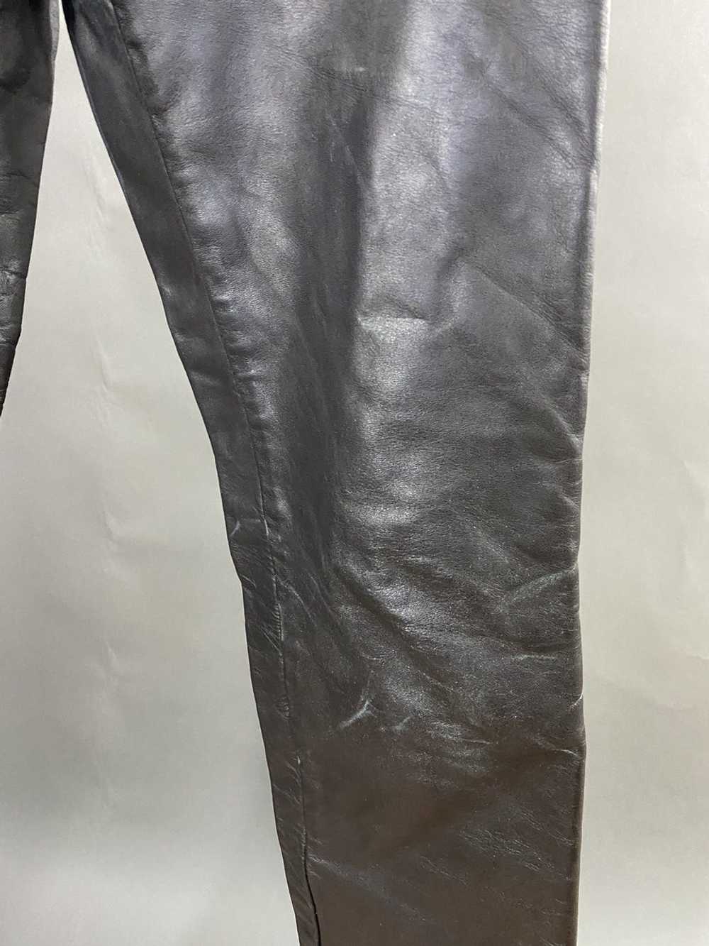 Schott SCHOTT NYC Black Genuine Leather Pants Siz… - image 10