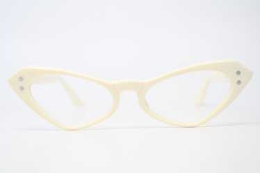 Off White Vintage Cat Eye Glasses