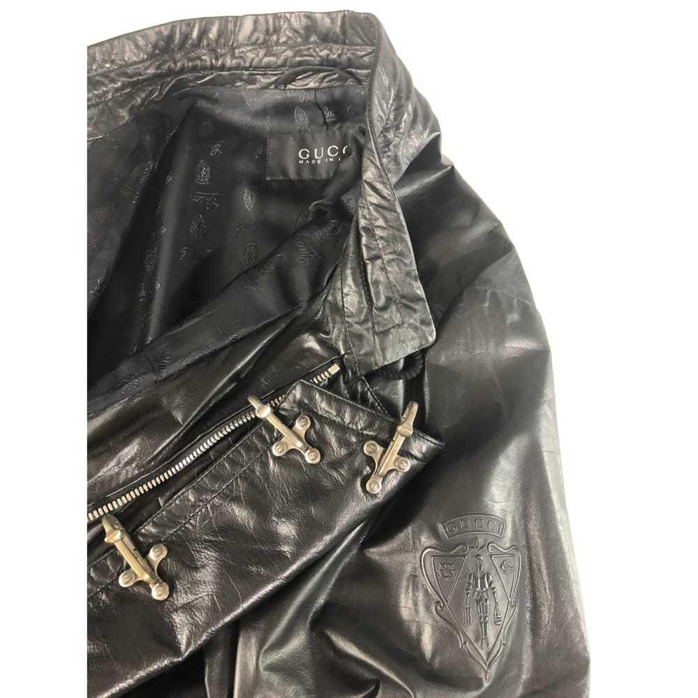 Gucci Leather jacket - image 4