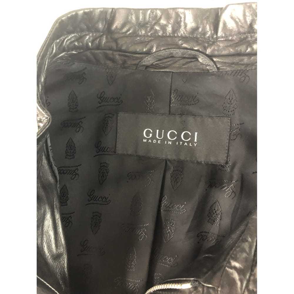 Gucci Leather jacket - image 7