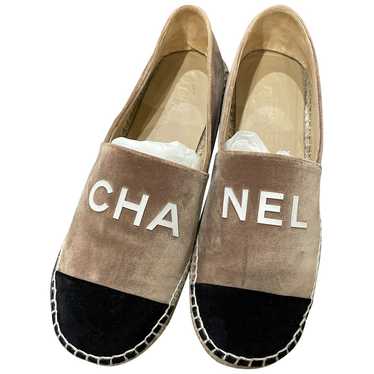 Chanel Velvet espadrilles