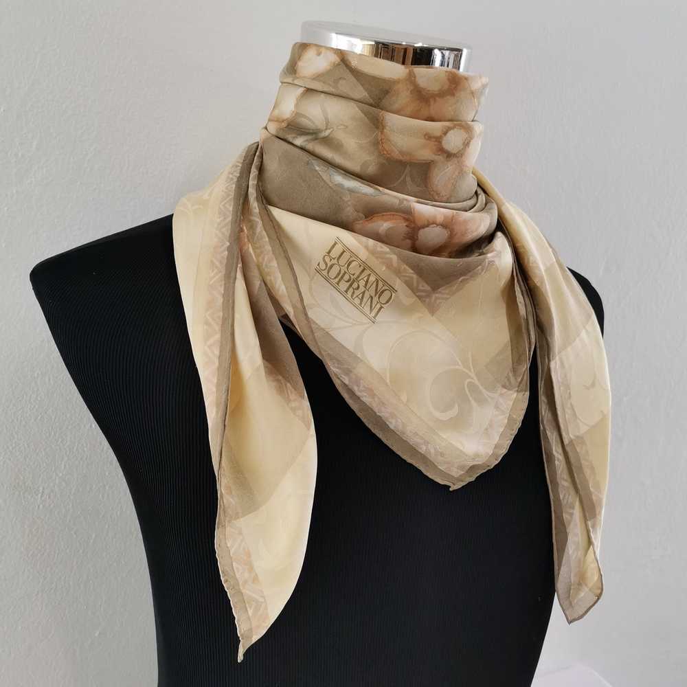 Designer × Luxury × Other Silk Scarf Luciano Sopr… - image 2