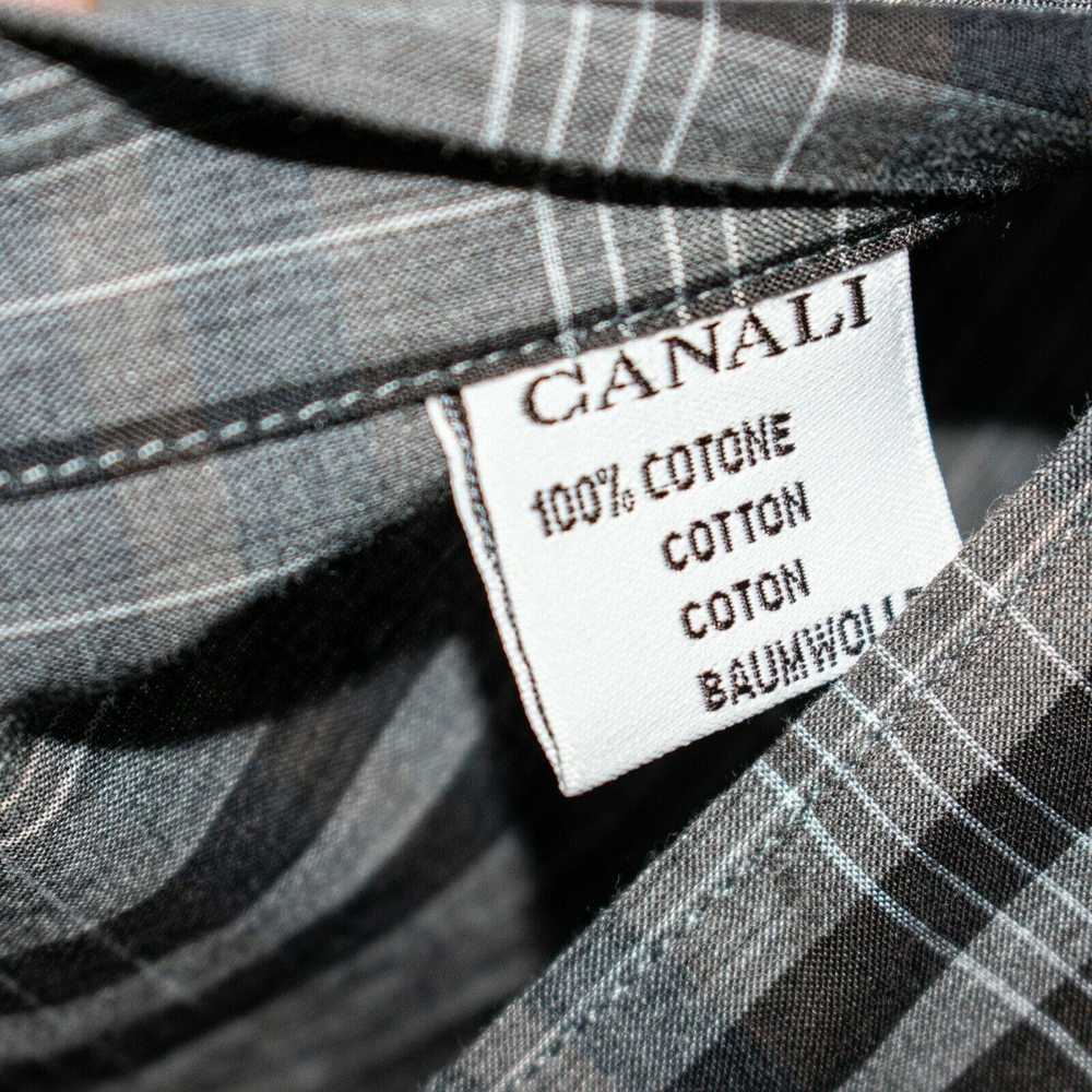 Canali 1934 Collection Men's Button up Shirt Gray… - image 6