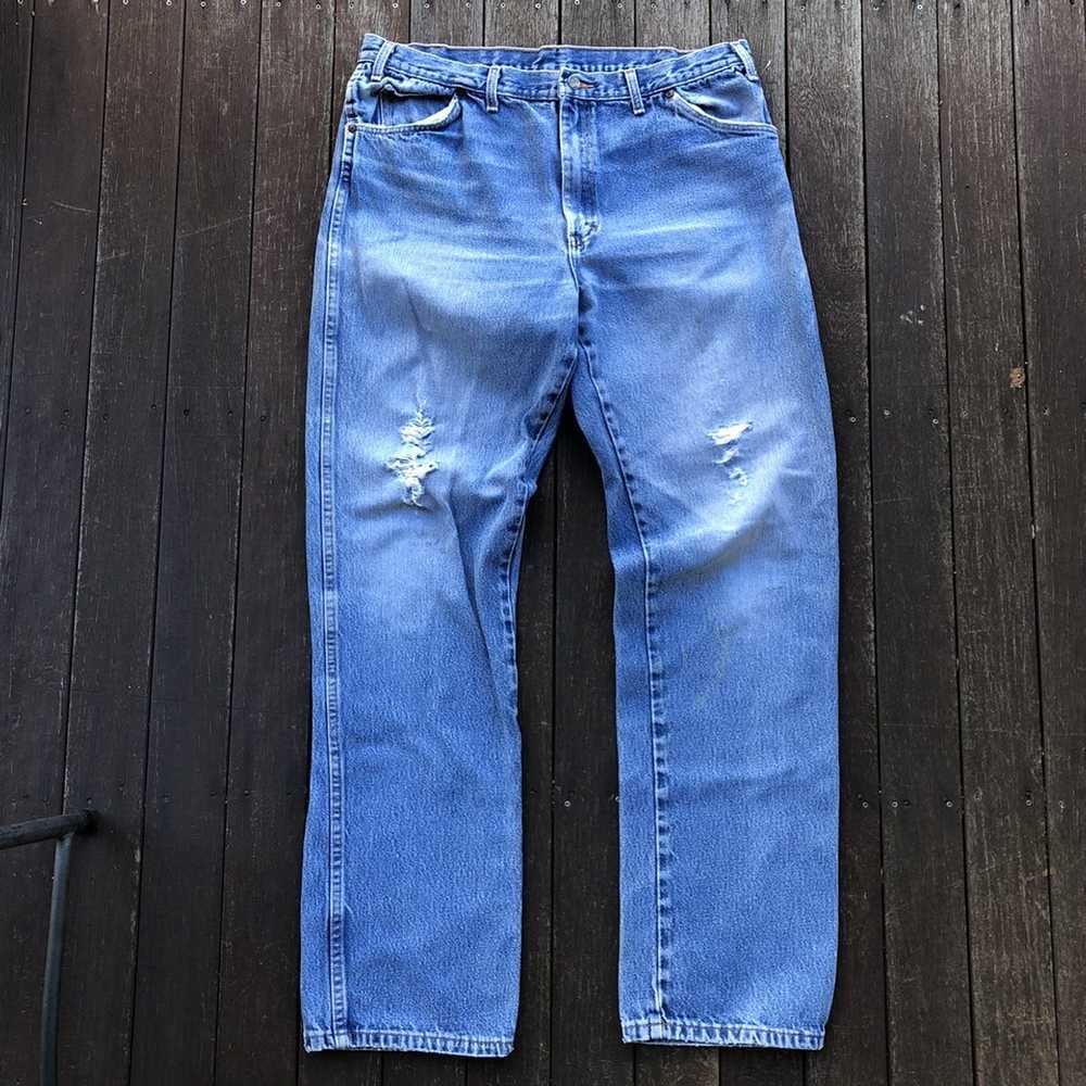 Dickies × Vintage Vintage Dickies Blue Denim Jean… - image 2