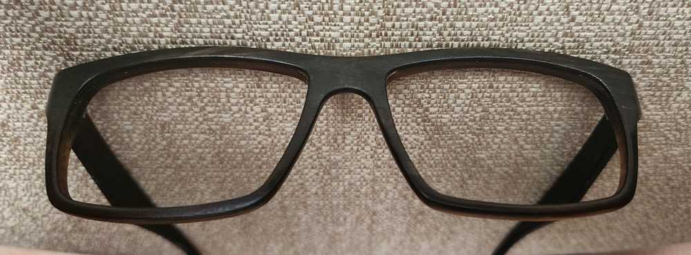 Designer Hoffmann water buffalo horn eyeglass fra… - image 2
