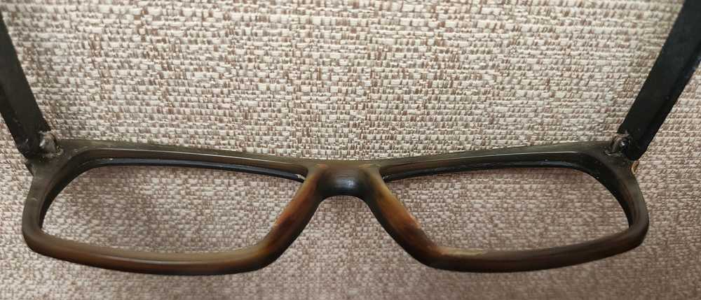 Designer Hoffmann water buffalo horn eyeglass fra… - image 3