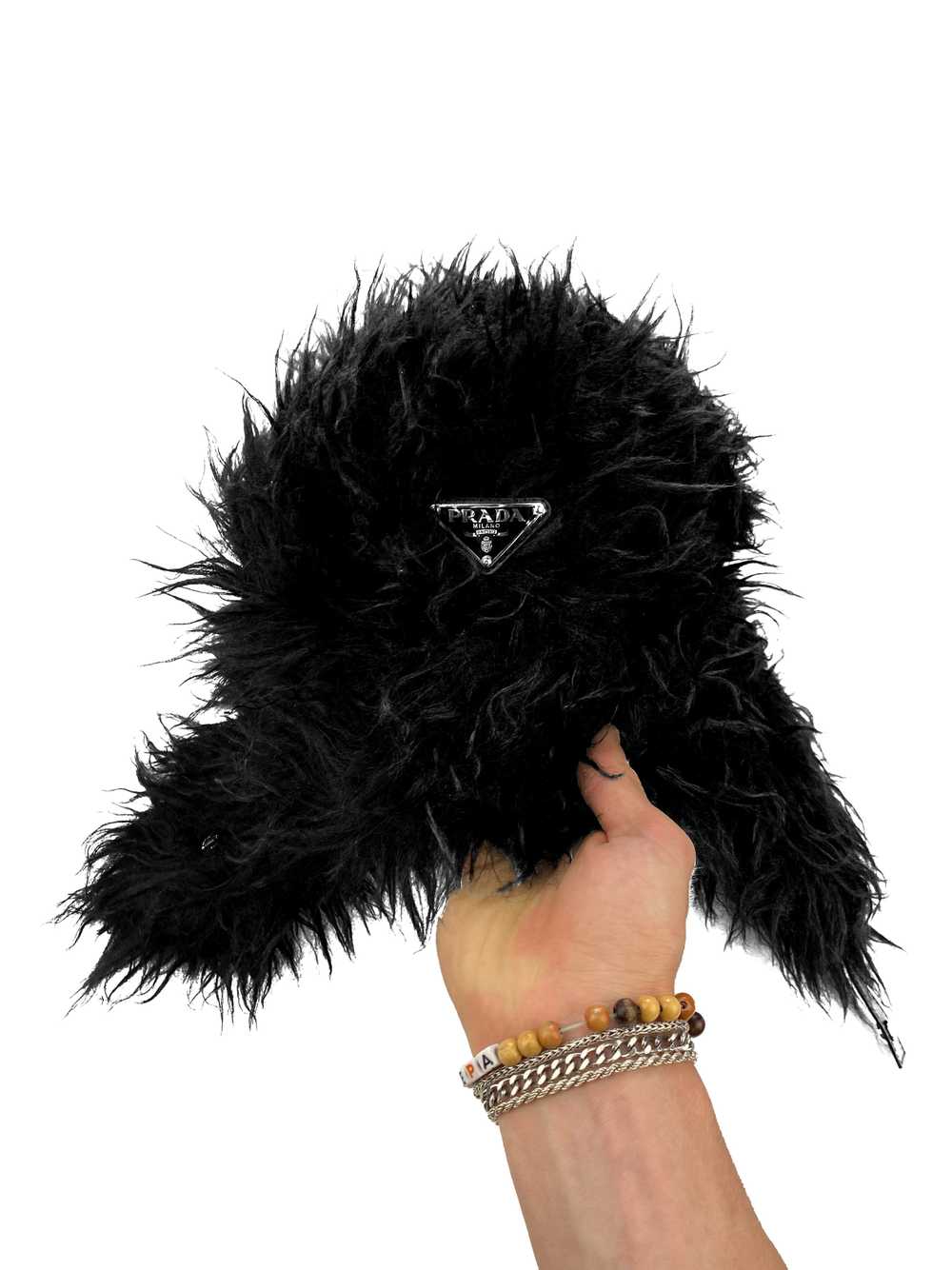 Prada FW19 Prada Faux Fur Urshanka Trapper Hat - image 3
