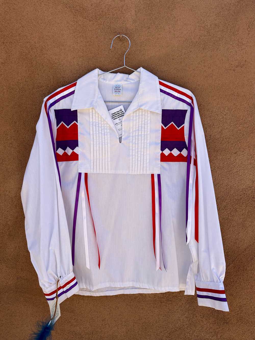 Native American Designs Quilted Ribbon Shirt - Gem