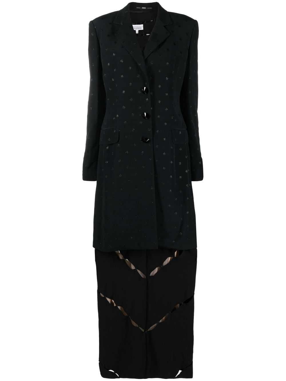 Gianfranco Ferré Pre-Owned 1990s embroidered dres… - image 1