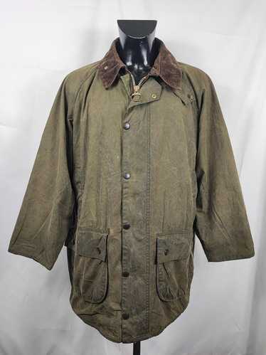 【ヴィンテージ】Barbour Gamefair 91cm/36in オリーブ 3WARRANT REPROOF BARBOUR GAMEFAIR OLIVE size-C52-毎日を