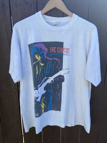 Band Tees × Vintage Vintage 1990 Eric Clapton Tou… - image 1