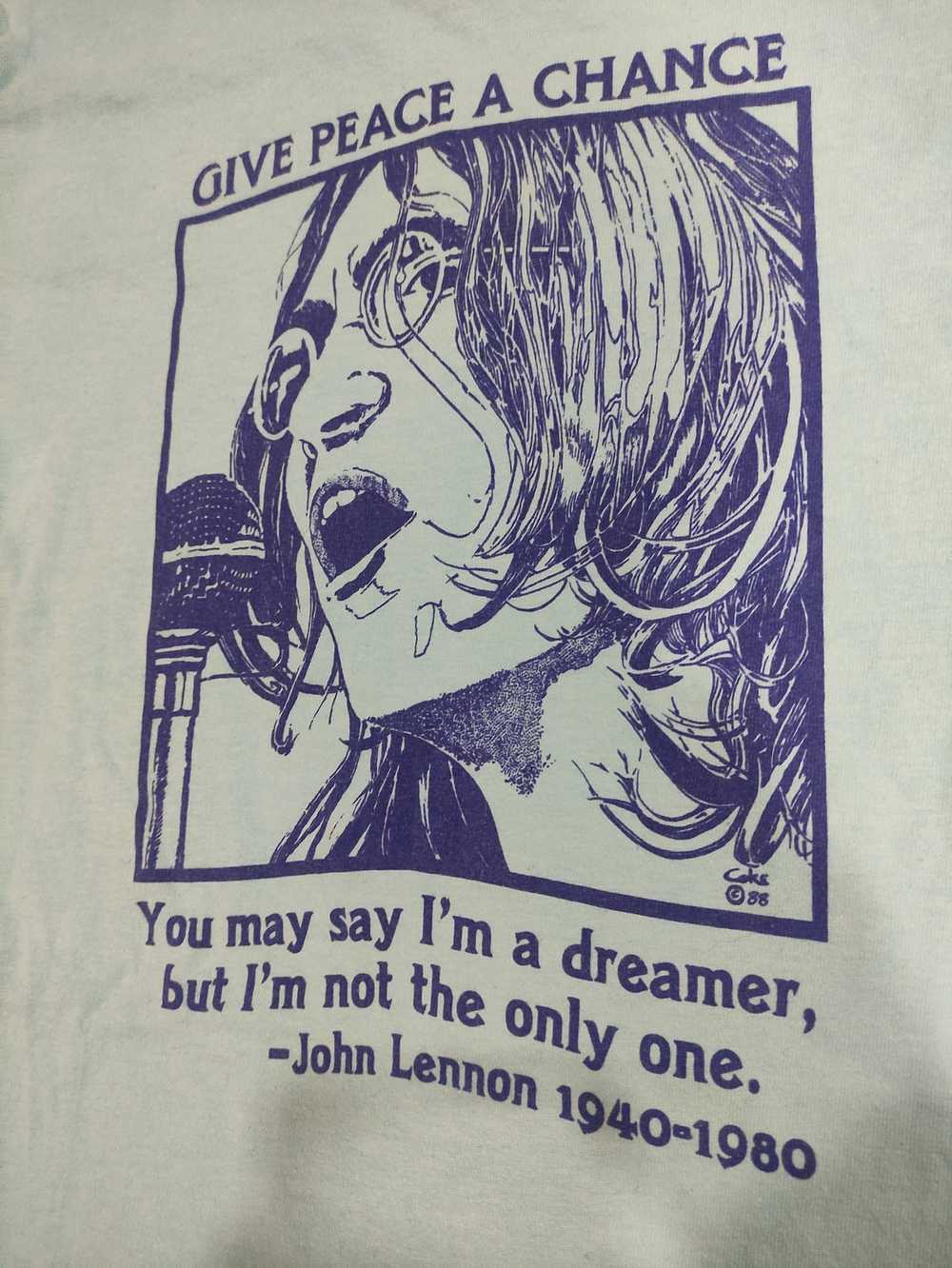 Anvil × John Lennon × Vintage very rare!!!! 80s v… - image 4