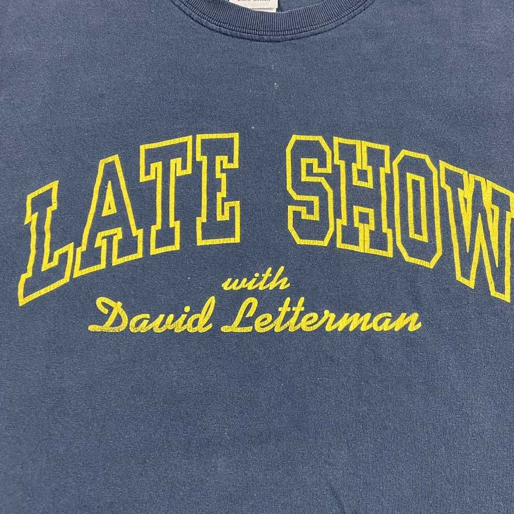 Vintage Vintage Late Show With David Letterman Gr… - image 2