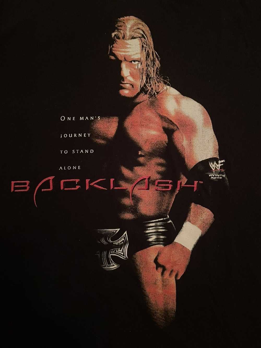 Vintage × Wwe × Wwf Vintage WWF Backlash 2002 Tee - image 2