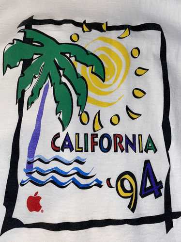 Vintage 1994 Apple California vintage tech tee - … - image 1