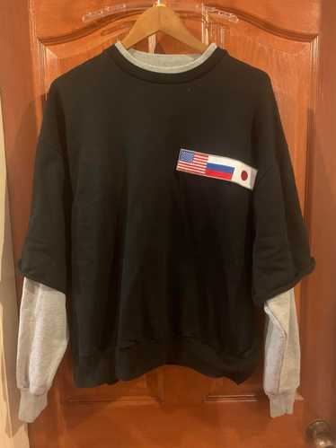 Gosha double outlet sleeve sweatshirt