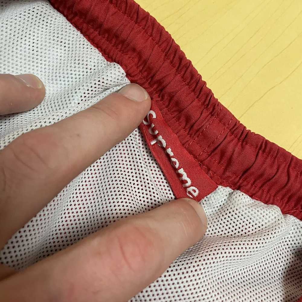 Supreme Supreme banner water shorts 2016 red nylon - image 3