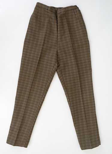 1950s Satin Capri Pants / 1950s Hollywood High Waist Red Satin 50s Capri  Pants / 50s Cigarette Pants -  UK