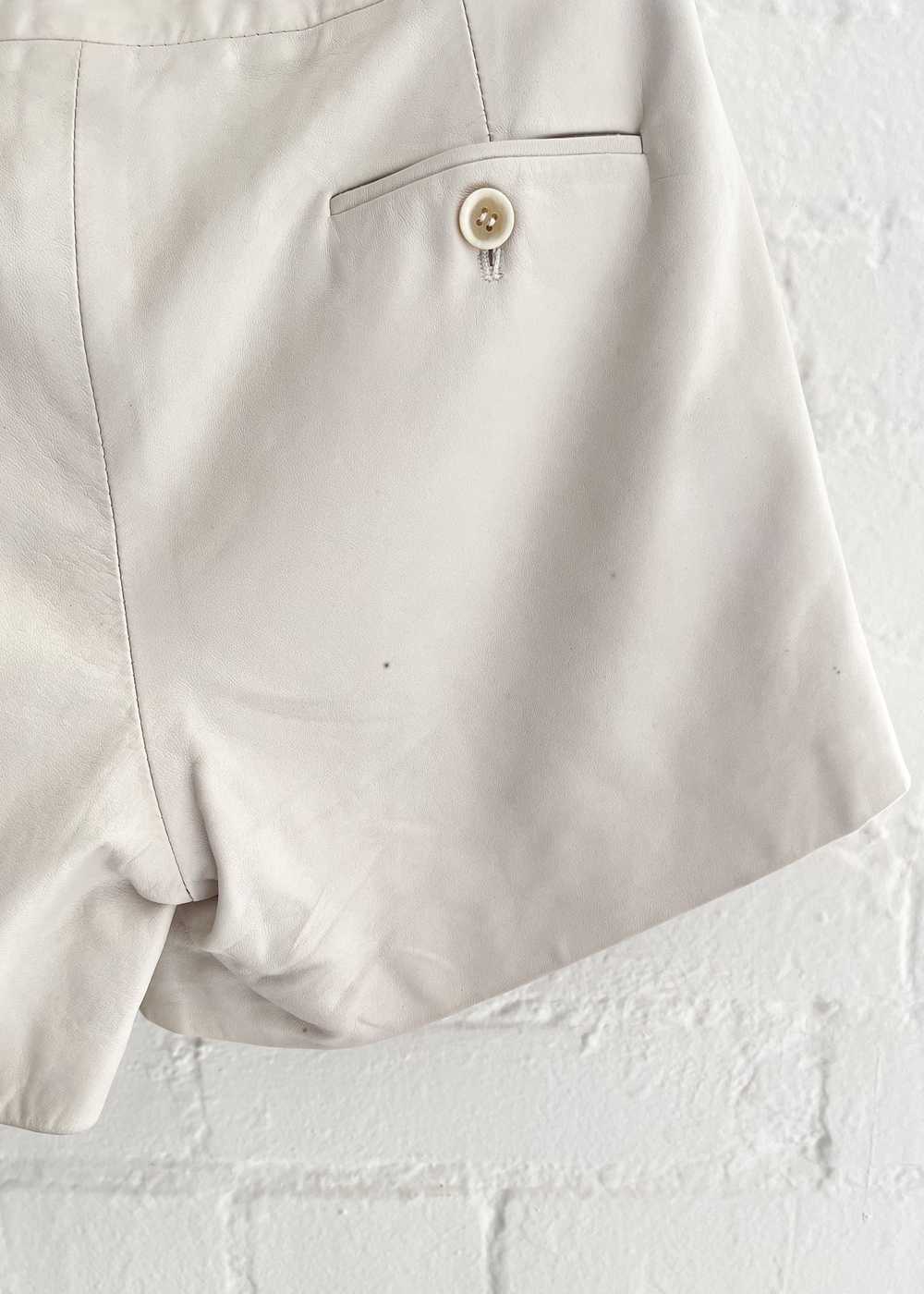Vintage Calvin Klein Leather Shorts - image 5