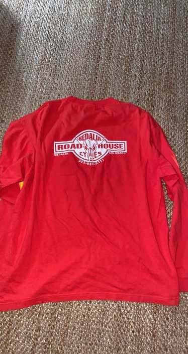 Vintage 55 Red long sleeve road house T-shirt