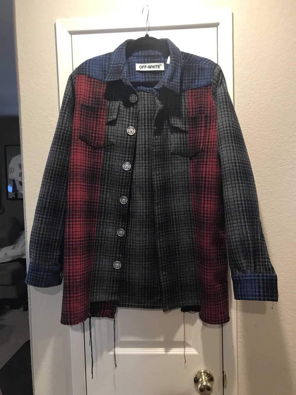 Off-White DECONSTRUCTED FLANNEL SHIRT - image 2