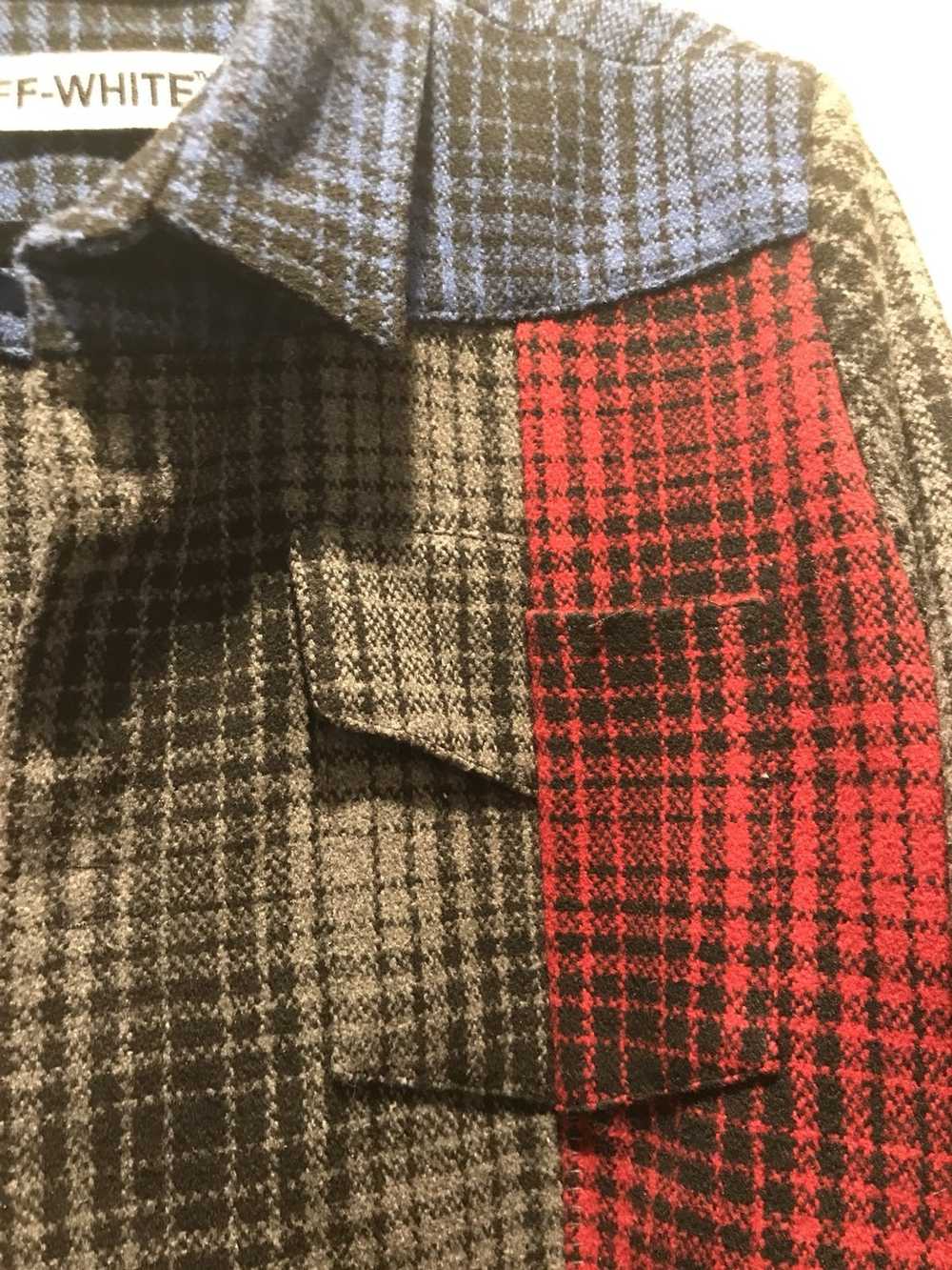 Off-White DECONSTRUCTED FLANNEL SHIRT - image 8