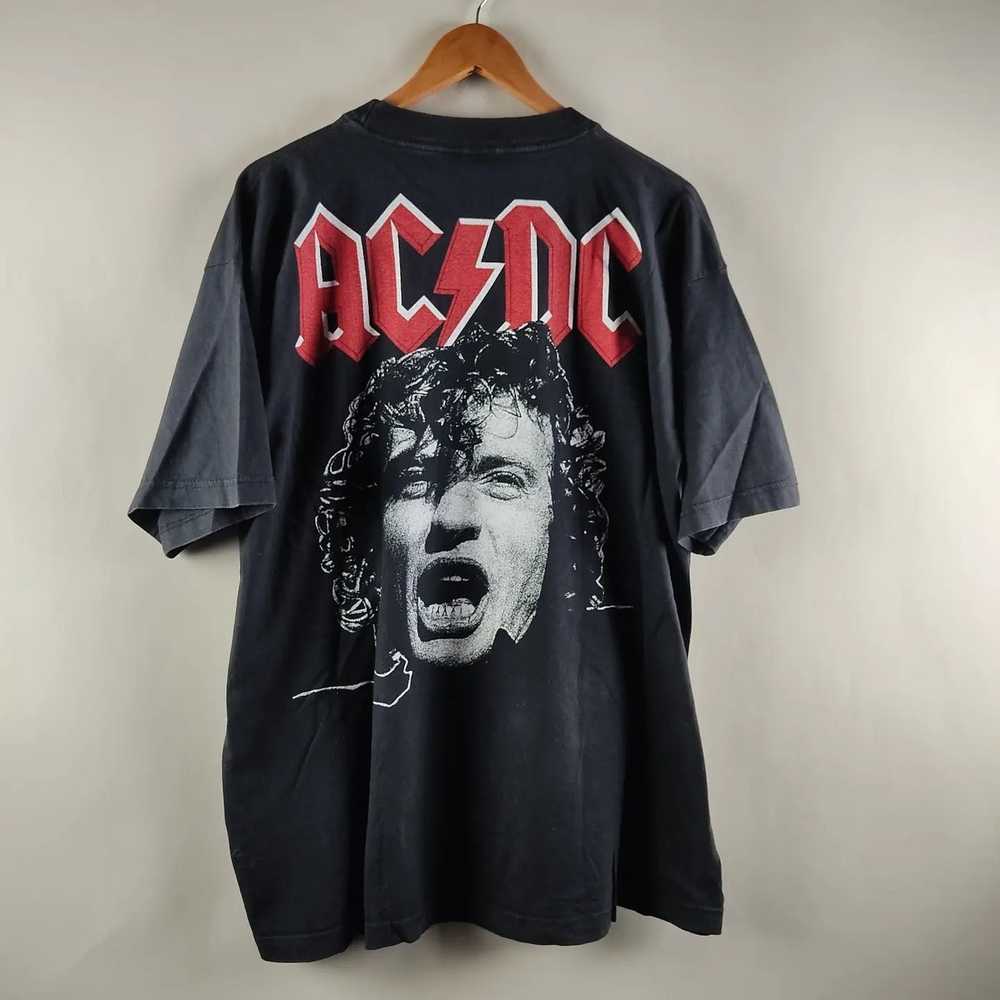 Ac/Dc × Band Tees × Vintage 90's ACDC Back in Black - Gem