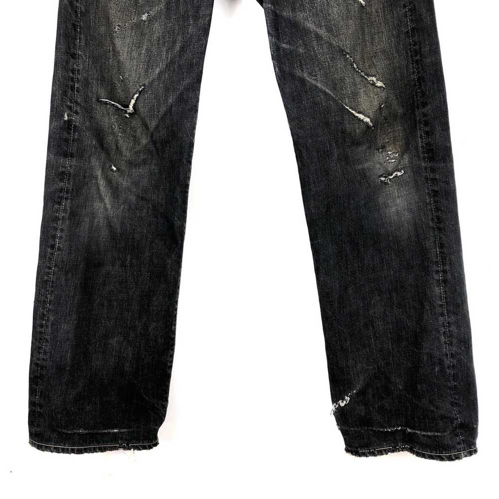 45rpm (A44) 45rpm Distressed Jeans Denim Made In … - image 3