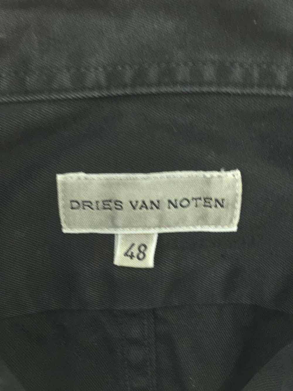 Dries Van Noten 1990s Pleated Centre Seam Button … - image 4