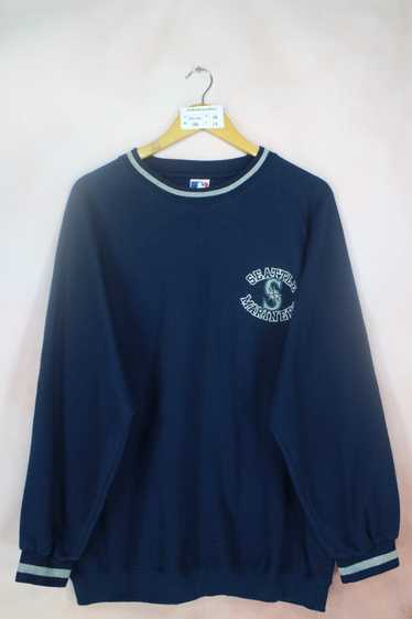 MLB SEATTLE MARINERS Pullover Jumper Unisex Vintag