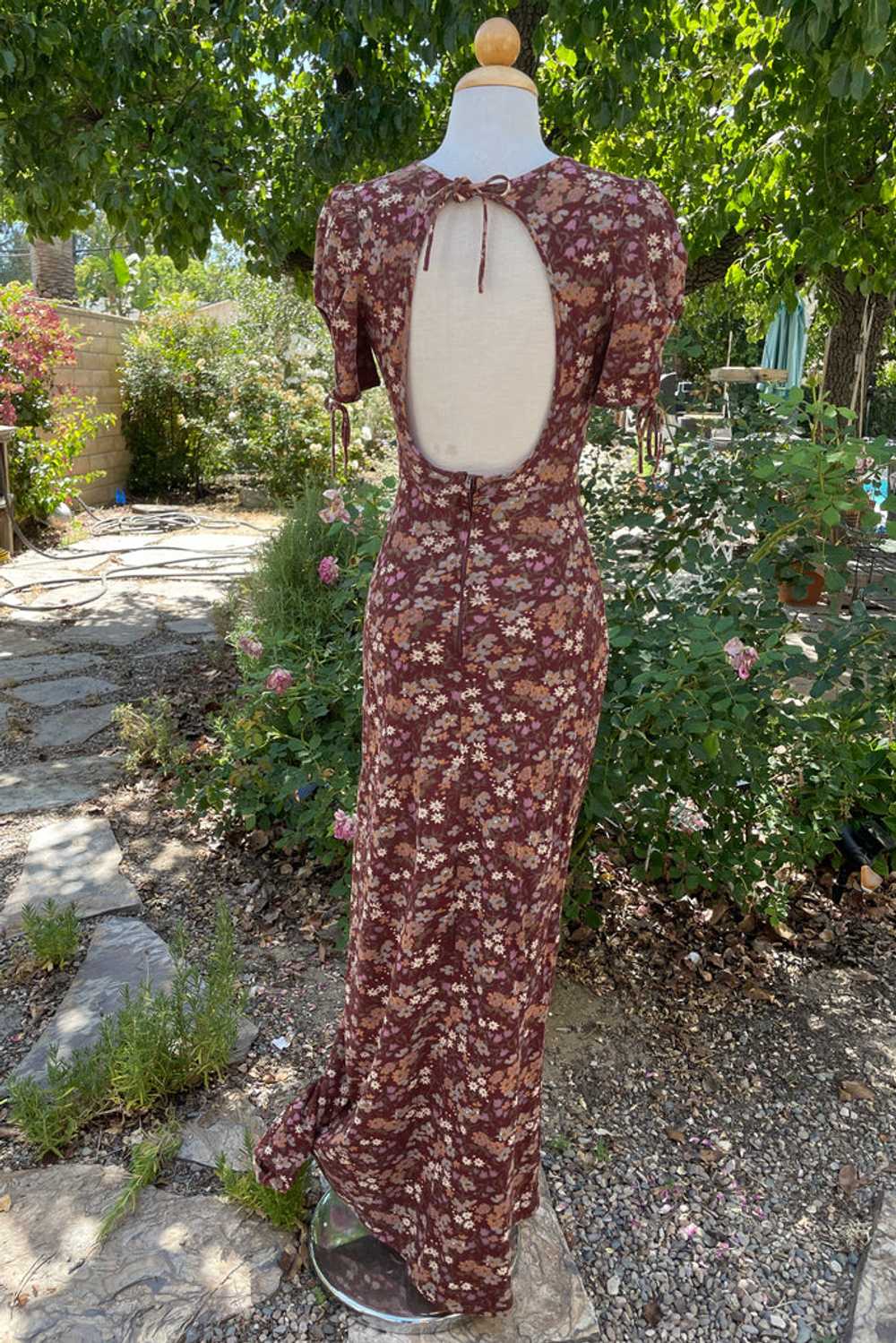 Susie Craig Vintage 60s Maxi Dress, Embroidered B… - image 9