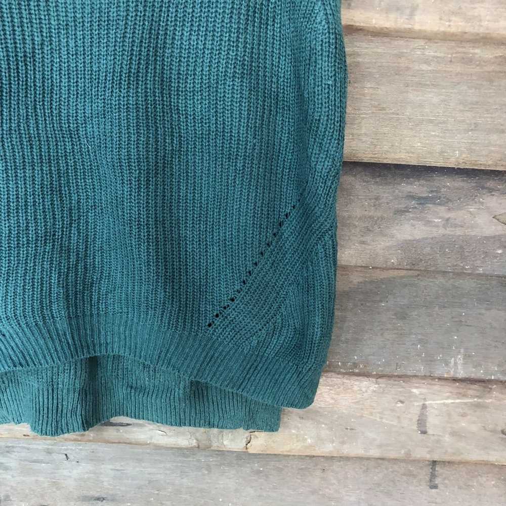 Homespun Knitwear × Japanese Brand Ingni Green Ve… - image 5