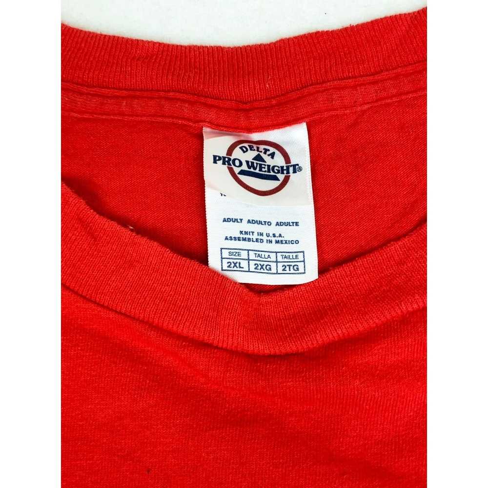 Rap Tees Vintage Y2K MLK T-Shirt Red 2XL Martin L… - image 4
