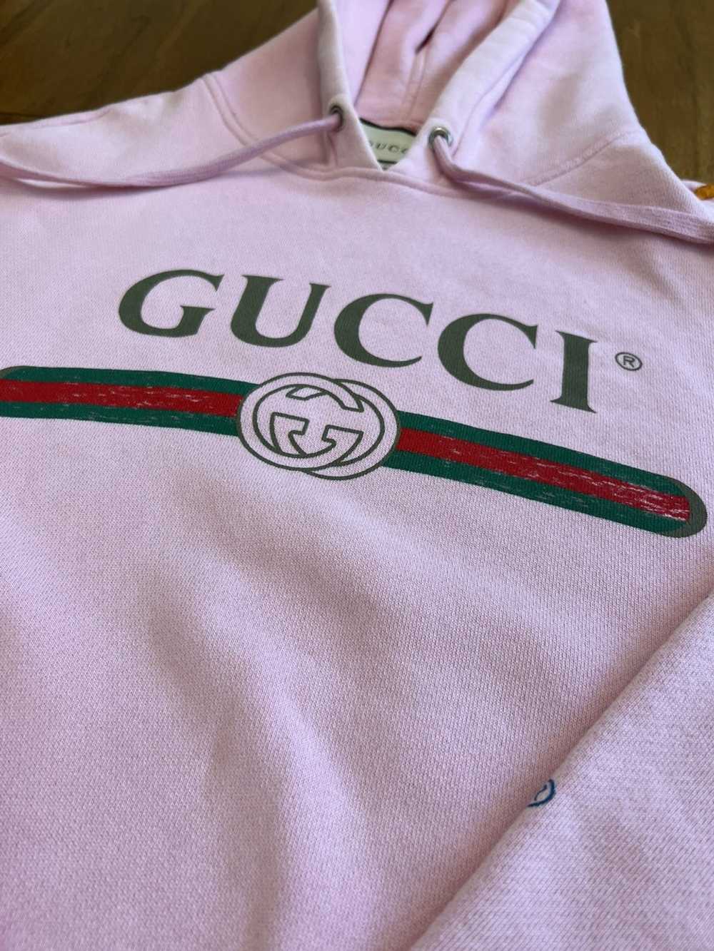 Gucci Gucci Pink Dragon Hoodie - image 2