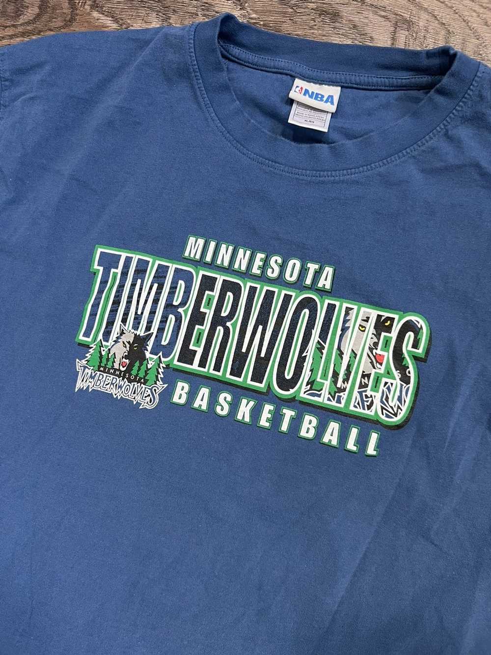 NBA × Vintage Vintage Minnesota Timberwolves Shirt - image 2