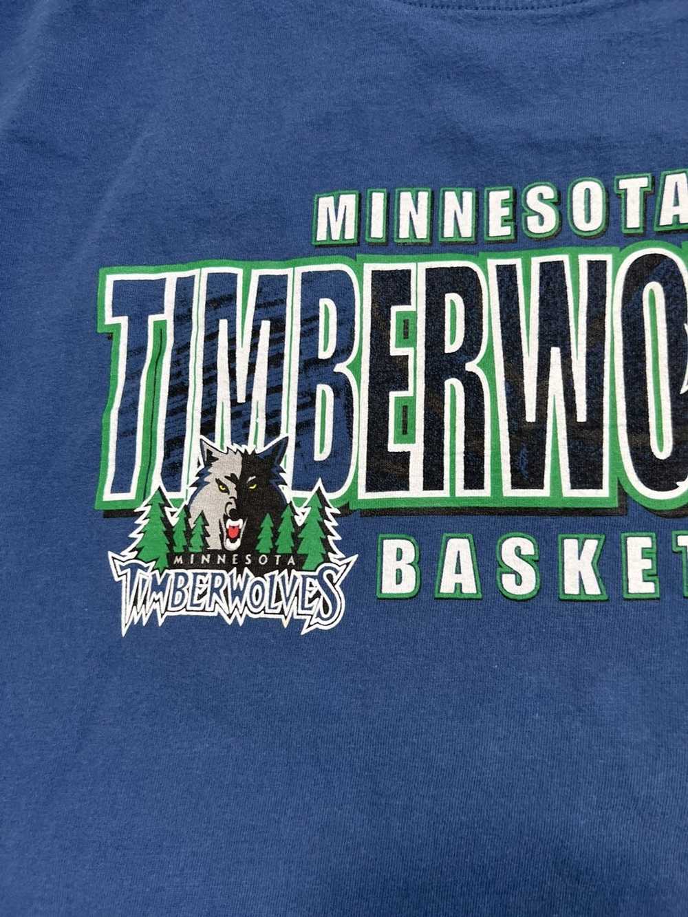 NBA × Vintage Vintage Minnesota Timberwolves Shirt - image 3