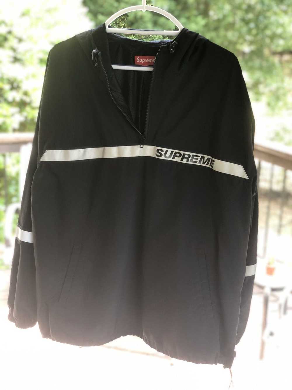 Supreme Supreme reflective taping hooded pullover - image 2