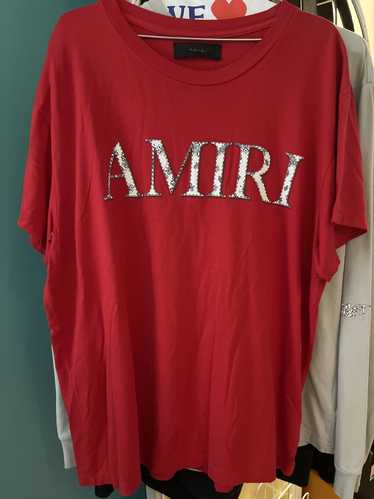Amiri Orange Paint Splatter Logo T-Shirt Mens NWT 4XL in 2023