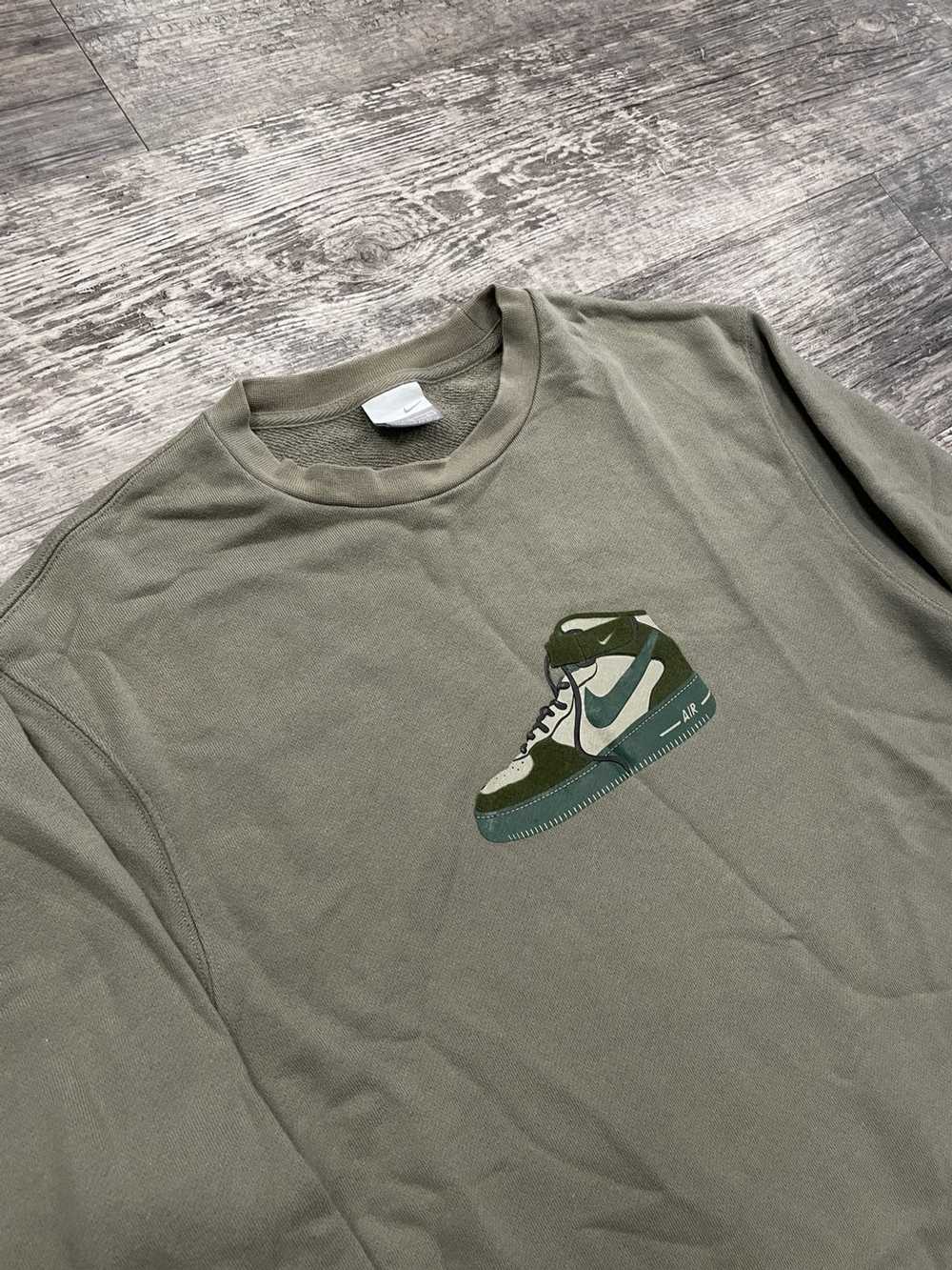 Nike × Vintage Olive Green Nike Air Force 1 Mid C… - image 2