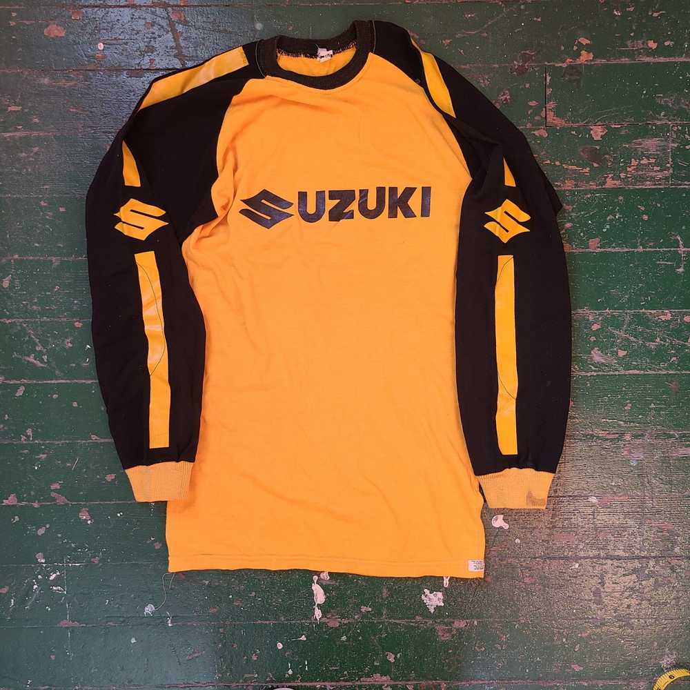 Suzuki Logo Yellow Jersey Long Sleeve T-Shirt - CycleServe Store