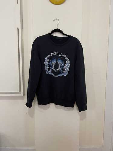 Alexander McQueen Rare - embroidered bird sweater