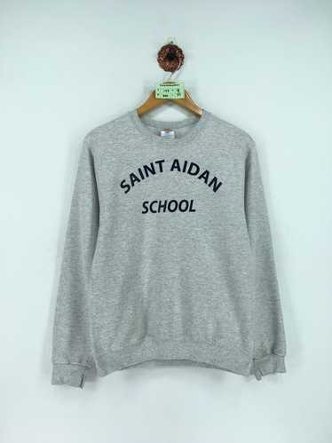 Collegiate × Jerzees Vintage Saint Aidan School Sw