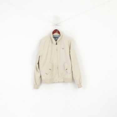 Gant Gant Men L Jacket Beige Campus Cotton Zip Up… - image 1