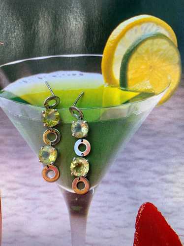 Lime Drop Earrings - image 1