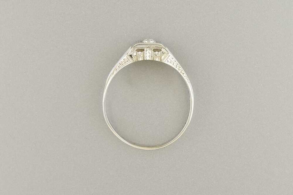 White Gold Diamond Ring - image 4