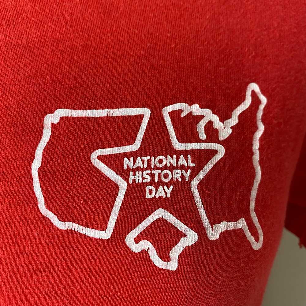 1970s National History Day T-Shirt, Hanes Size XS… - image 2
