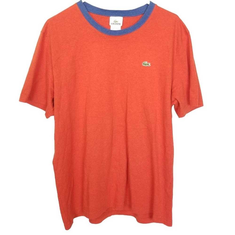 Lacoste Lacoste 6 Short Sleeves Logo Ringer Tee Shirt… - Gem