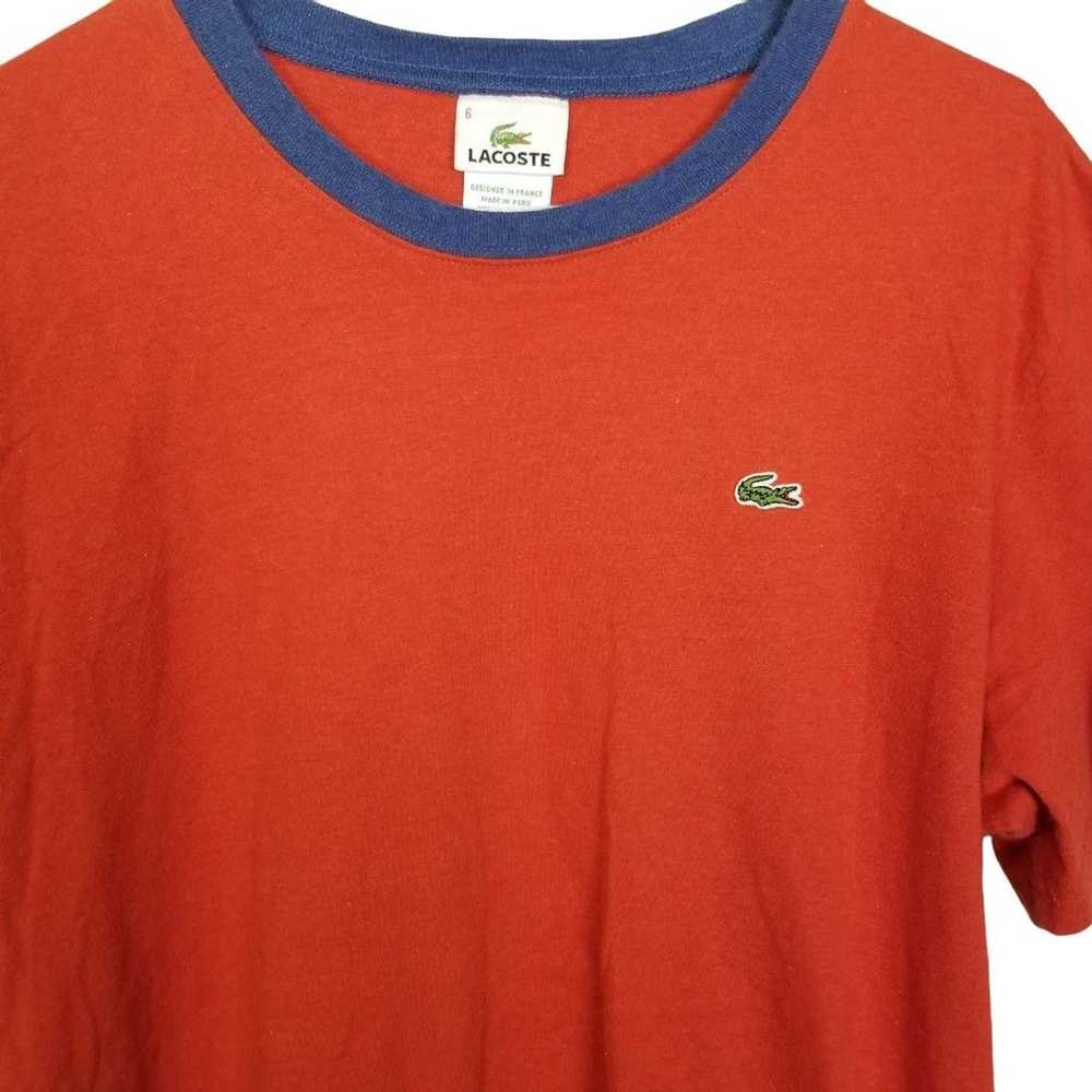 Lacoste Lacoste 6 Short Sleeves Logo Ringer Tee S… - image 2